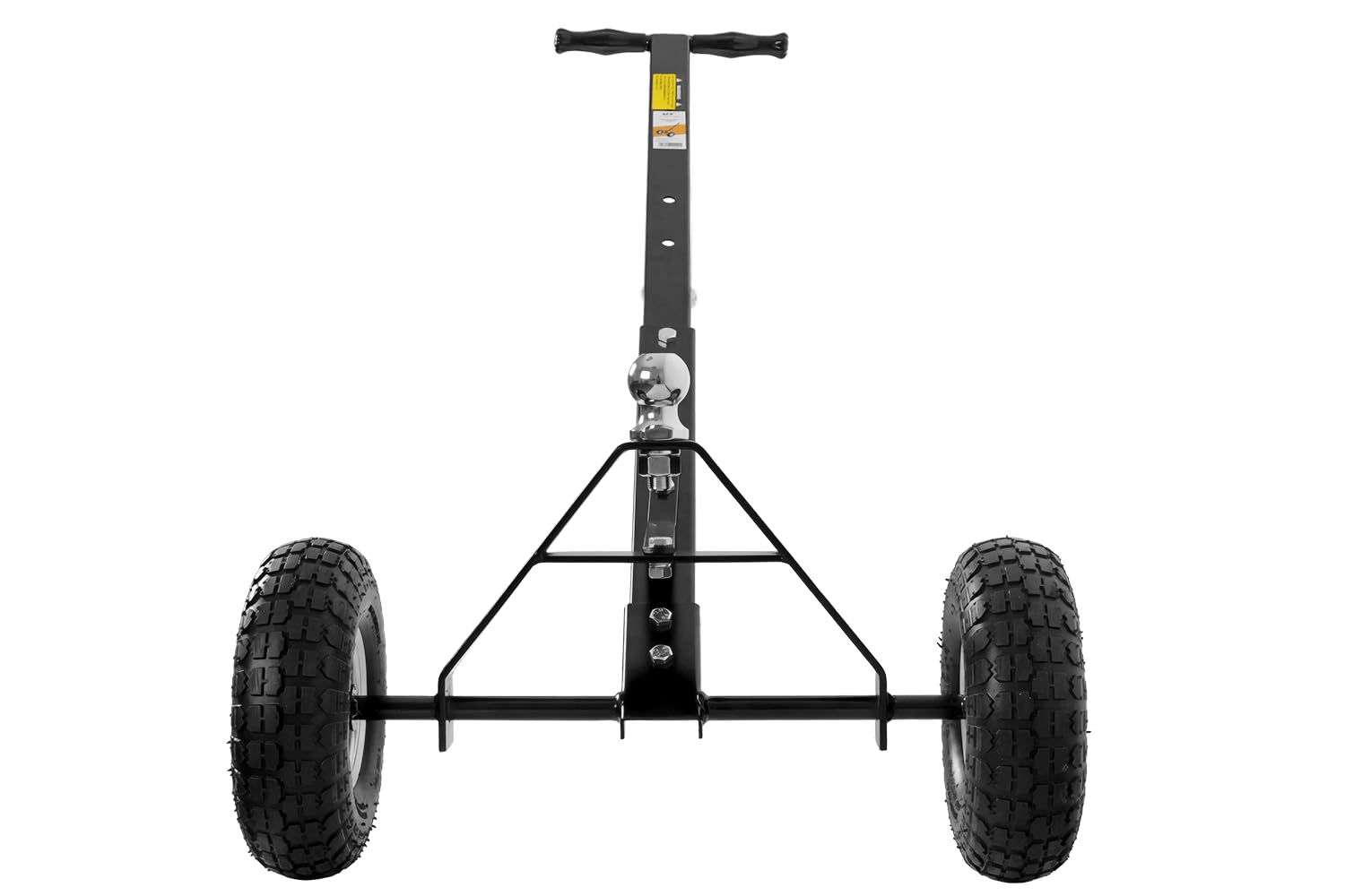 UNITRAILER Carro de Maniobra para Remolque de 270 kg con Bola de 50 mm | Estructura de acero con ruedas neumáticas de 10 pulgadas. Para mover caravanas, remolques de motos y barcos en garajes.