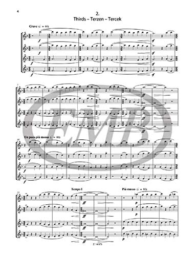 Editio Musica Budapest 14973 Quartets For Flutes Some With Alto Flute  thumb #1