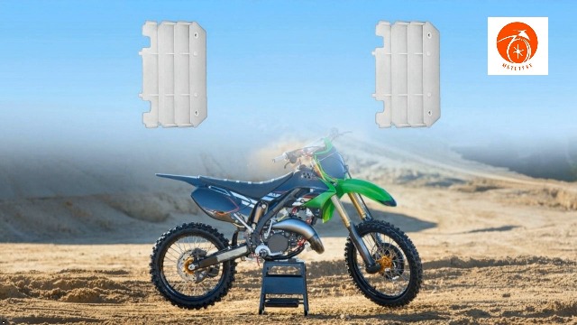 Radiator Shrouds Guard Set for Kawasaki KX125 KX250 1997-2005