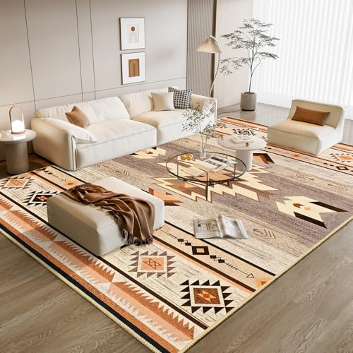 B BENRON Western Rugs for Living Room 8x10, Non Slip