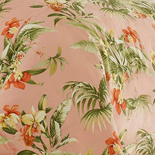 Tommy Bahama - King Comforter Set, Reversible Cotton Bedding with Matching Shams, Pre-Washed for Added Softness (Siesta Key Pink, King) - Image 6