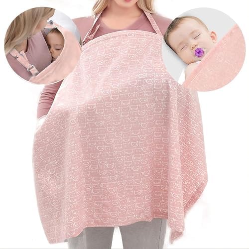 Bolivia's Pamuklu Emzirme Örtüsü, Konforlu ve Hafif Kumaş, Ayarlanabilir Askı ile Kolay Kullanım, Emzirme Gizliliği Sağlayan Şık Tasarım, Anne ve Bebek İçin - Görsel 5