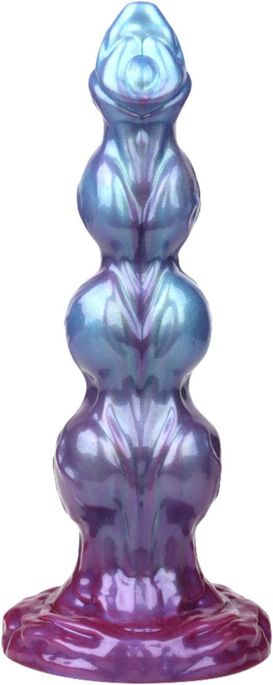 10.1" 3 Knots Monster Dildo Fantasy Dog Dildos, Huge Thick Anal Plug with Strong Suction Cup, Dragon Horse Giant Knotted Dildos for Women Sex, Anal Toys for Men Gay, Adult Toys for Women Men