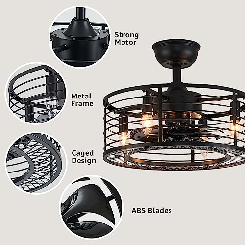 Caged-Ceiling-Fan-with-Lights-Modern-Enclosed-Ceiling-Fan-Indoor-with-Remote-Control-Black-Industrial-Fandelier-Ceiling-Fan-Light-Kit-for-Bedroom-Kitchen