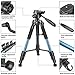 Neewer Trípode portátil de Aluminio para cámara de 142 cm, con Cabezal...