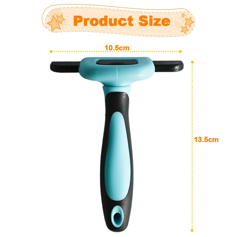 Ram® Double Sided Deshedding Dematting Dog Cat Grooming Brush Comb Dog Cat Hair Remover Undercoat Rake Tool - Image 4