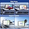 CIRYASR CarPlay Voiture Écran Nouveau Modèle 2025, 7" HD Portable avec Apple CarPlay & Android Auto, Autoradio GPS sans Fil avec Caméra de Recul Compatible Tous Véhicules, Mirror Link