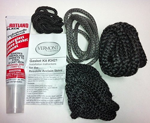 Vermont Castings 3421 Resolute Acclaim Stove Gasket Kit