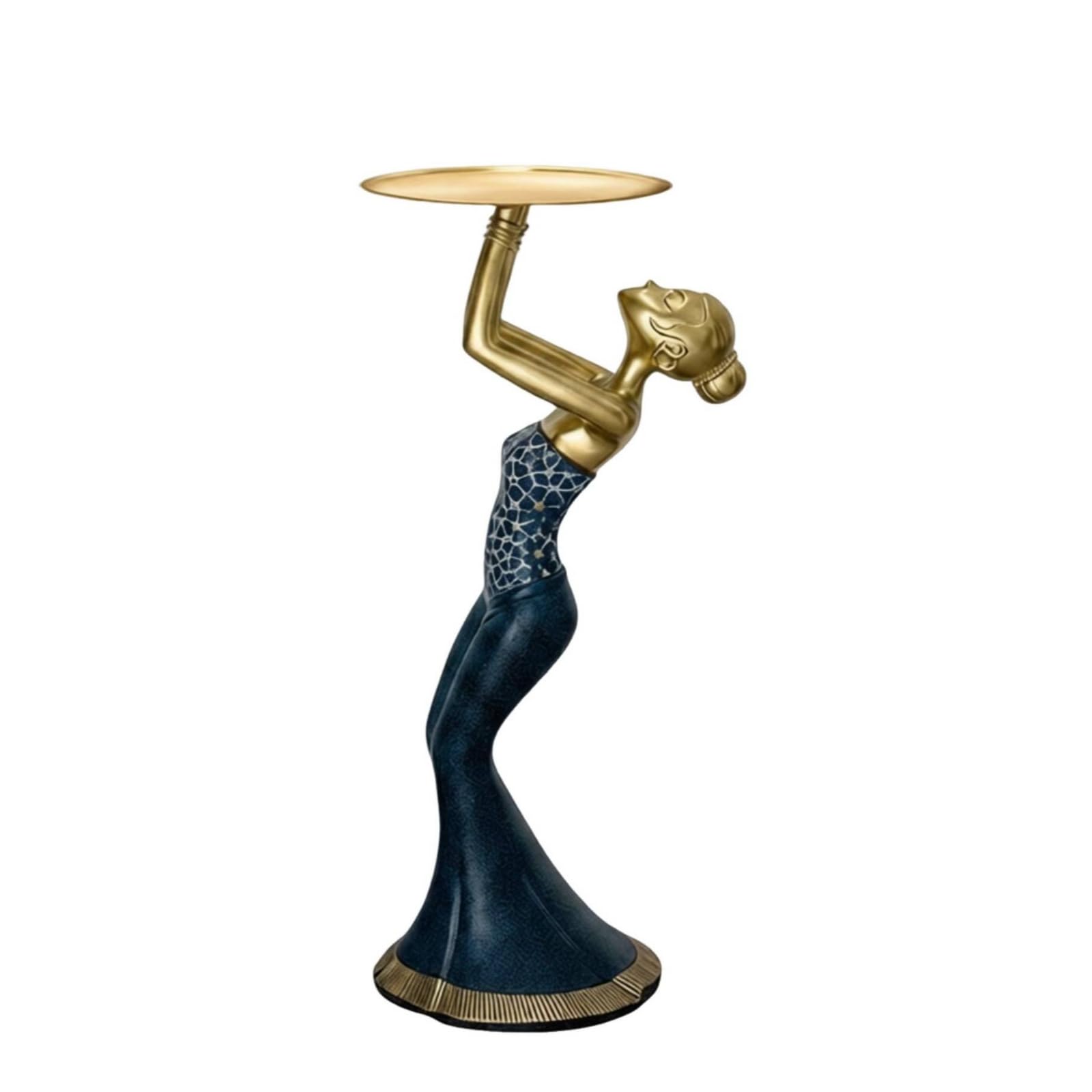 Escultura de Pie Regalo Ideal Estatua de Figura Elegante Adorno Decorativo para Recibidor, Estilo De Pie