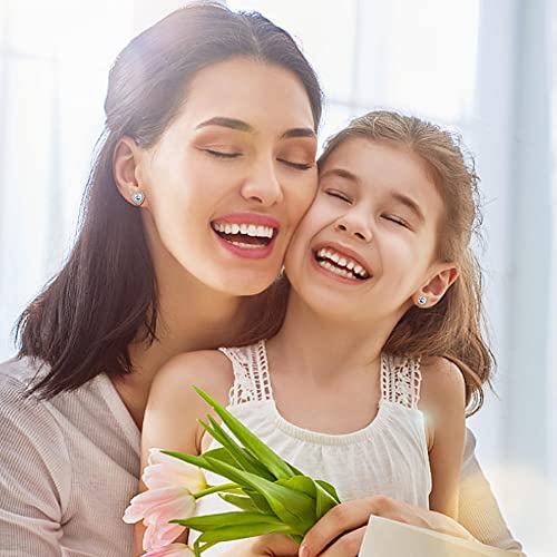 YADOCA 10 Pairs Hypoallergenic Surgical Steel Stud Earrings for Women Girls CZ Heart Butterfly Flower Stud Earrings Set4