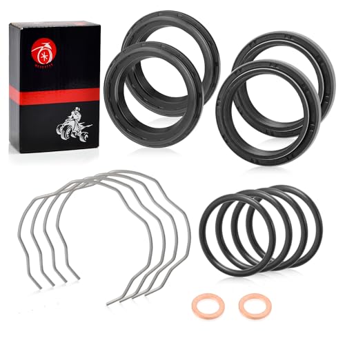 Image of Fork Dust Oil Seals Kit 41x53x8 /10.5mm For Kawasaki Ninja 650 ER650 EN650 EX650 KLR650 EJ800