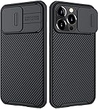 Nillkin Cover per iPhone 13 Pro, CamShield Pro Custodia con per Fotocamera Scorrevole, Custodia...