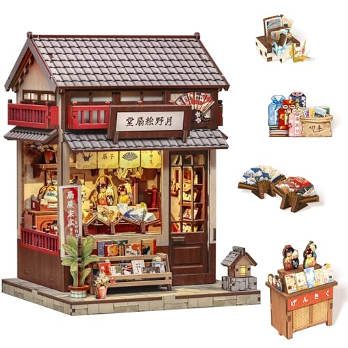 Kit book nook maison japonaise miniature en bois puzzle 3D