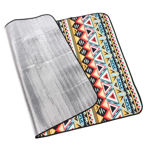 POPETPOP Esterilla De Playa De Película De Aluminio Engrosada De Picnic Portátil Colchoneta para Picnic Resistente Al para Camping y Barbacoa Al Aire