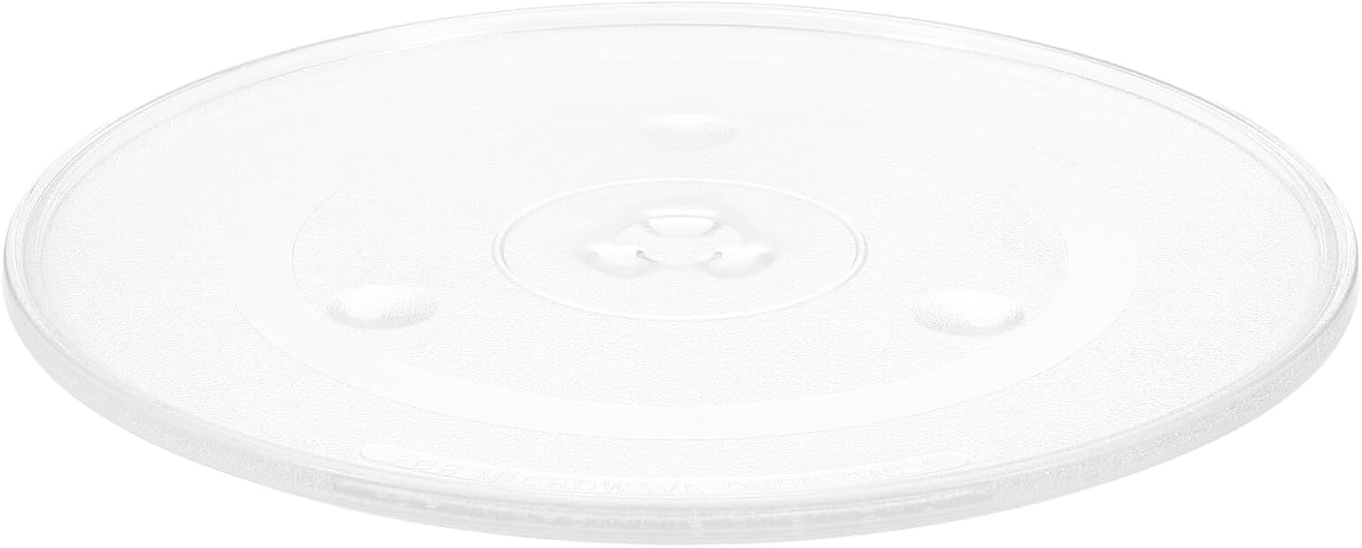 Microwave Glass Plate Turntable Replacement 31.5cm Diameter Tempered Glass Microwave Oven Tray Compatible with Cooking Accessory