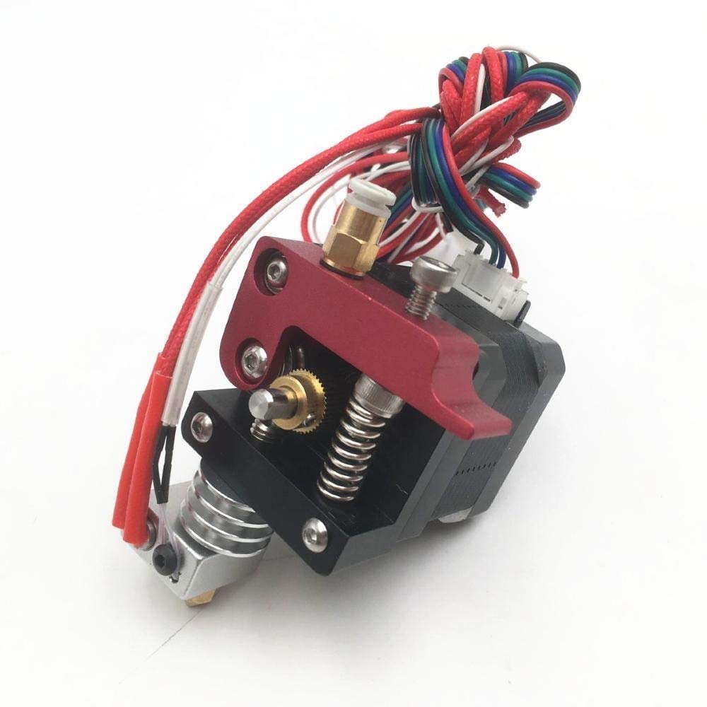 Druckerteile 0,4mm Düse 1,75/0,4mm für Anet Prusa 3D Drucker Zubehör rot MK8 Direct Extruder Kit Ersatzteile (Größe : 12V) (Size : 24V)