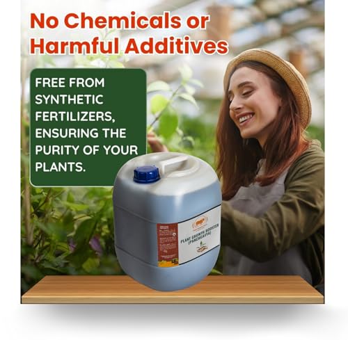 Image of Plant Growth Booster (Panchgavya) - 100% Organic Fertilizer for Healthy Growth - Natural Plant Fertilizer for All Plants - Eco-friendly and Non-Toxic (20LTR)