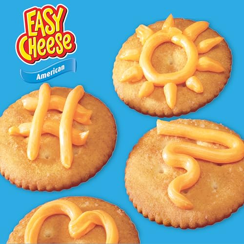 Image of EASY CHEESE American Cheese Snack, 12 - 8 oz Cans