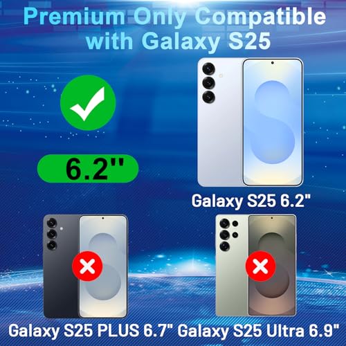 Image of [2+2 Pack Privacy Screen Protector Compatible with Galaxy S25 5G, 2 Tempered Film - 2 Camera Lens Glass - High Clarity - Anti-Spy Protection - Scratch Resistant - Easy Installation