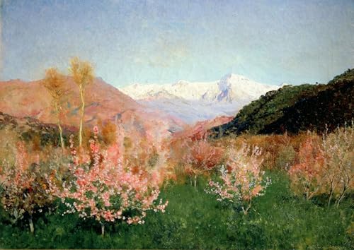 Lienzo decorativo Primavera in Italia para eliminar paredes vacías con arte de 60x90cm
