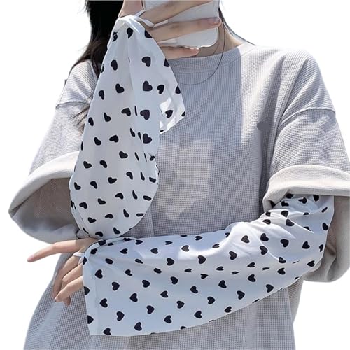Manga de brazo con protección solar para mujer transpirable suelta 2