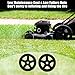 Sutmorly 12 Inch Lawn Mower Wheels (2-pack) Includes Bolts, Nuts, General Plastic Wheels fits Craftsman Mower, Generator, Garden Tiller Most Standard Push Lawn Mowers (12×1.75'')