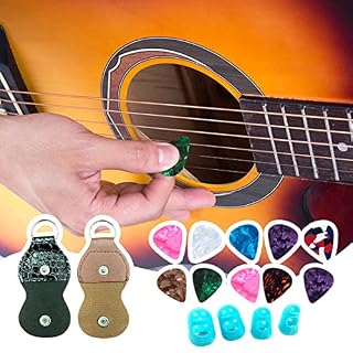 10 pcs Plectre de Guitare avec 2 pcs Sac de Médiator en Cuir et 4 protège-doigts pour Guitare Acoustique Guitare… - Les Beatles, Paul McCartney, John Lennon, RIngo Starr, George Harrison 10 pcs Plectre de Guitare avec 2 pcs Sac de Médiator en Cuir et 4 protège-doigts pour Guitare Acoustique Guitare… – Image 3