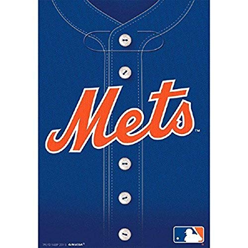 New York Mets Party Loot Bags - 9" x 6.5" (Pack of 8) - Perfect for Sports-themed Parties & Events
