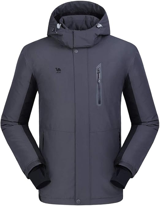 CAMEL CROWN Damen 3-in-1 Skijacke Wasserdicht - Wintermantel Mit Fleece-Innenjacke