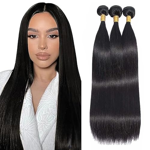 Tissage cheveux de 50g fini les pointes sèches et le manque de volume avec ces extensions 18 pouces