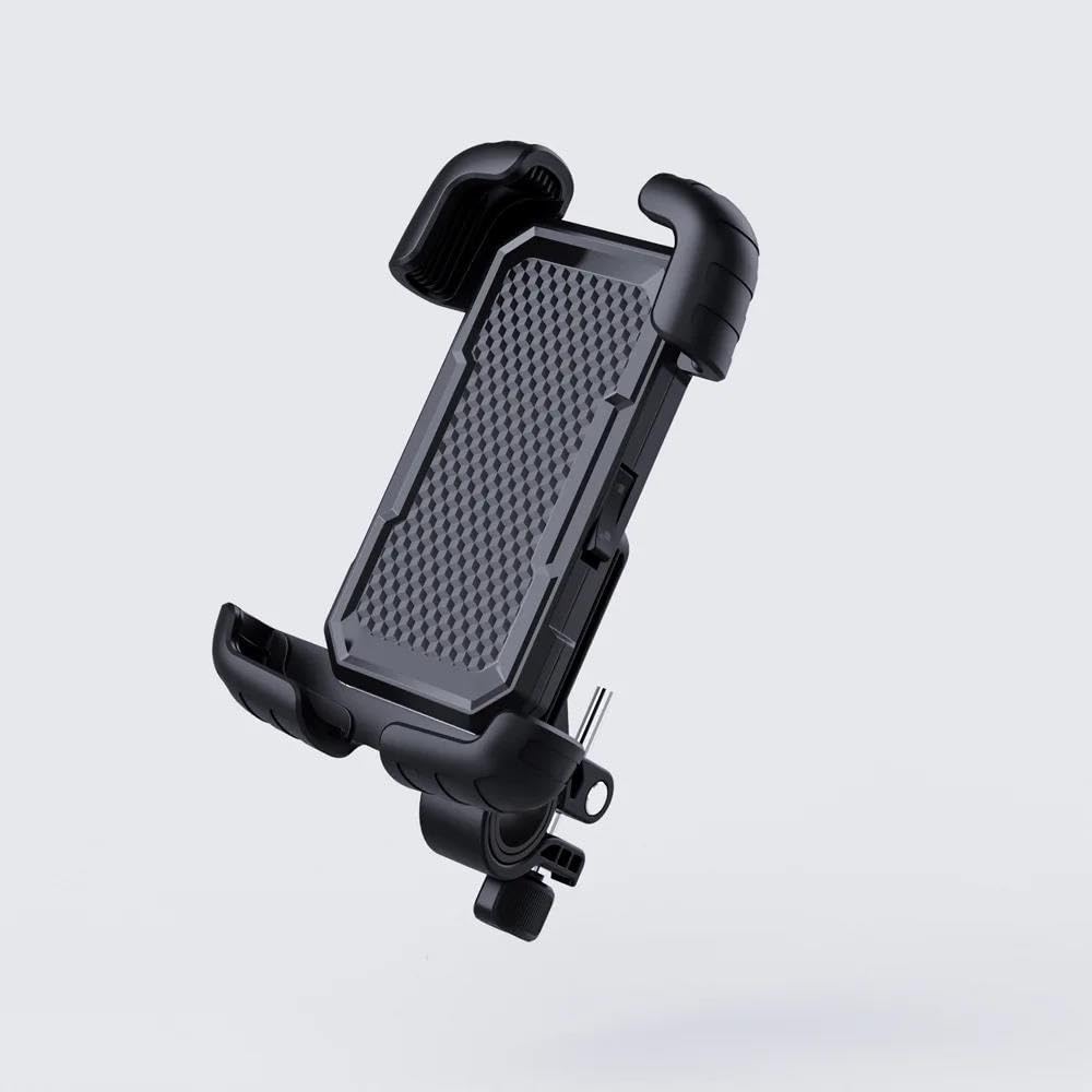 Supporto Telefono Moto Bici 360° Antishock Con Clip GPS Per Smartphone 4.7-7 Pollici