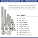 304 Stainless Steel Engine Bolt Kit 88pcs (7Pack) Compatible for Yamaha 1988-2006 Blaster 200 YFS200 Clutch Spring Clutch Bolts 10pcs (1Pack)