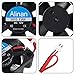 Alinan 6pcs 3010 12V Fan 30x30x10mm 2-pin Sleeve Bearing Brushless DC Cooling Fan for 3D Printer, PC Case, Router, TV Box & Small Electronic Devices