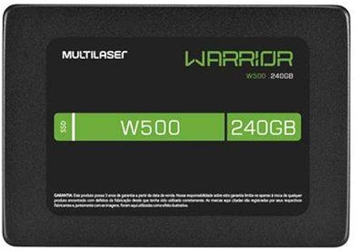 Ssd Gamer Warrior 2,5 Pol. 240Gb W500 - Gravação 500 Mb/S - SS210