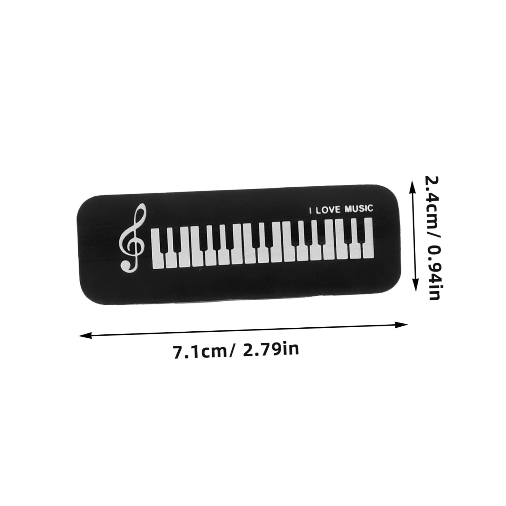 Angoily 6pcs Cute Erasers Musical Note Erasers for Portable School Supplies for Drawing and Classroom Rewards Design for Use