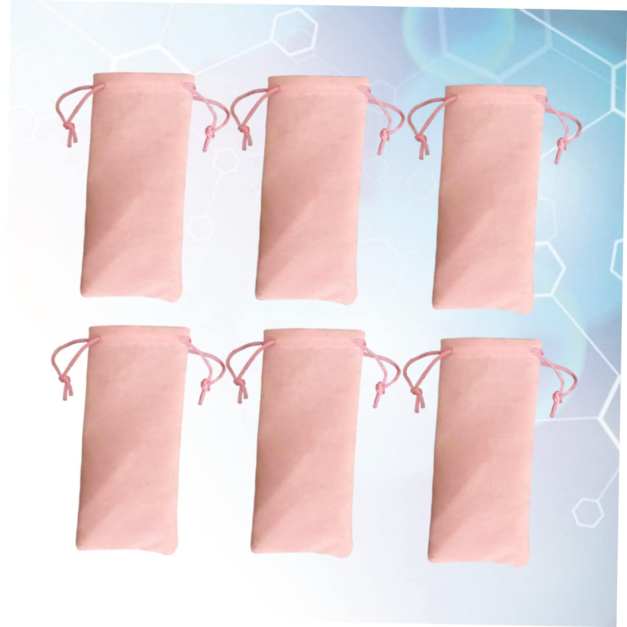 PACKOVE 36 Pz custodia per occhiali custodia rigida per occhiali da sole borsa morbida per occhiali sacchetti rosa borsone rosa buste custodia occhiali borsa protettiva per occhiali