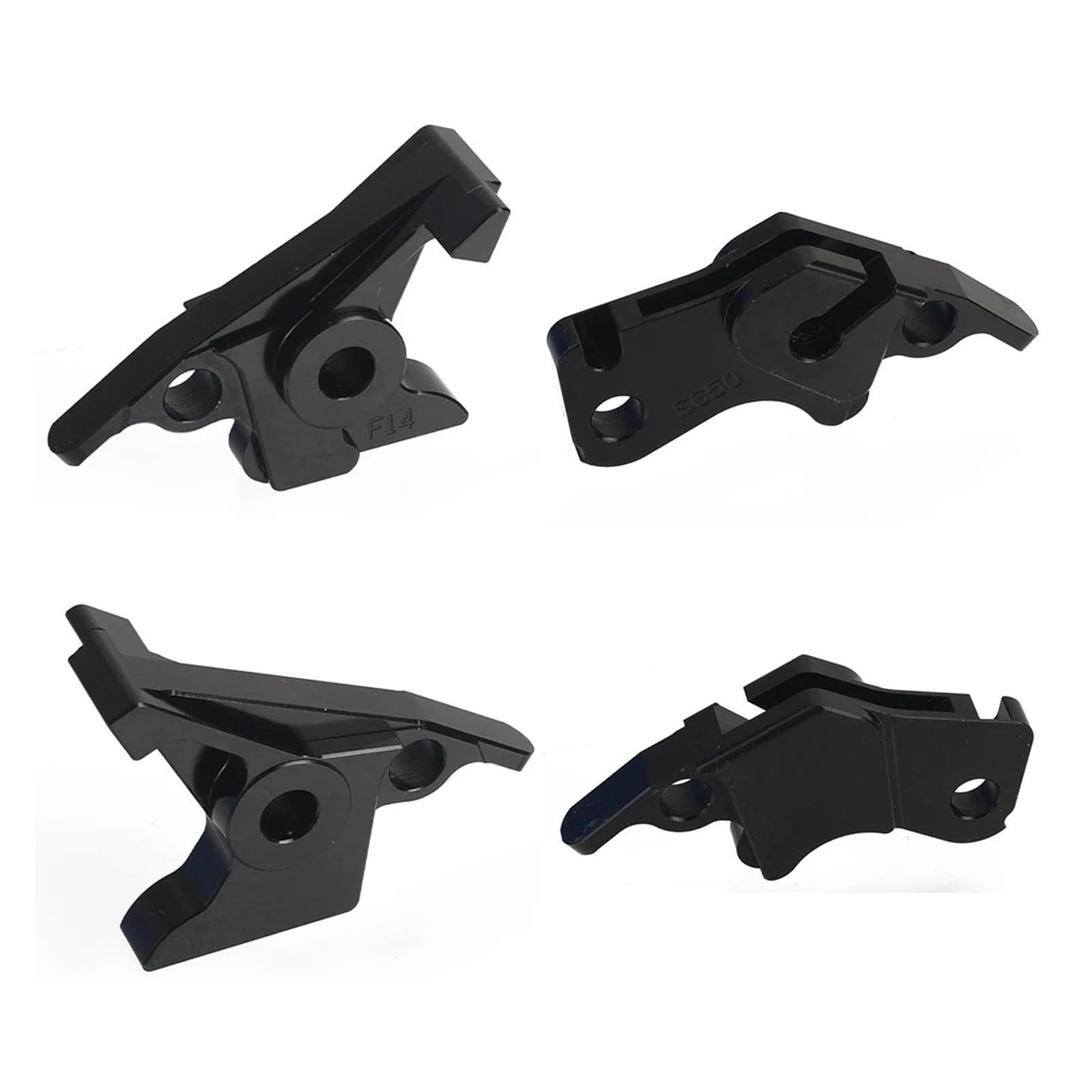 Regulowane dźwignie sprzęgła hamulca, nieoryginalne uchwyty sterujące motocyklem kompatybilne z Suzuki Katana GSX600F GSX750F 1989-2007(Black)