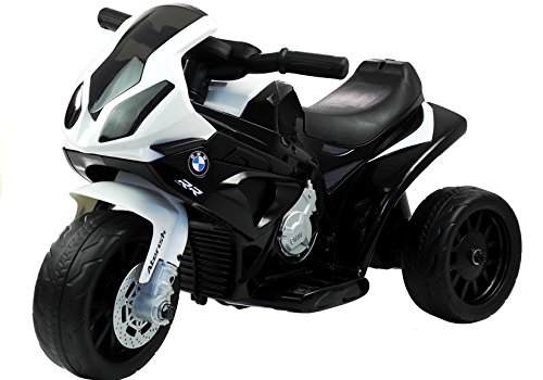 BSD Elektromotorrad für Kinder Elektrisch Ride On Kinderfahrzeug Elektroauto Motorrad - S1000RR - Schwarz – Bild 3