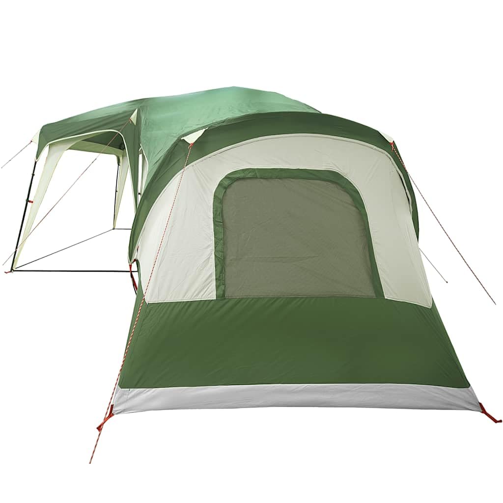 Gecheer Tenda da Campeggio Familiare a Cupola 9 Posti, Impermeabile con Parapioggia Staccabile, E-Port e 3 Camere, Poliestere 185T PU, Tenda da Esterno per Famiglie e Gruppi