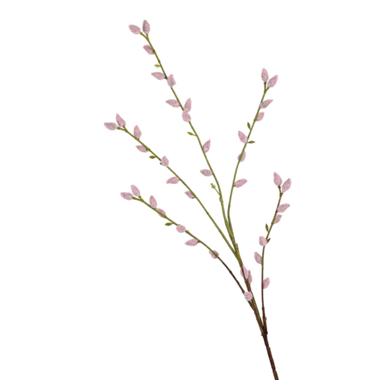 OSNIYAW Realistic Willow Branch with Bendable Stems for Wedding Party Decoration Artificial Simulated Plant Simulation Silver Sallow Boughs
