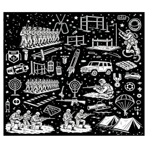 Couverture à colorier DIY Monwssoe avec 24 feutres pour enfant et adulte