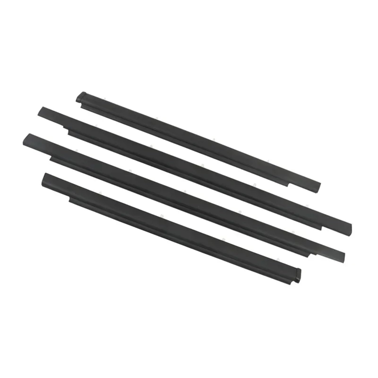 Ldgsuph One Color 4Pcs Car Window Glass Sealed Strip Side Window Wheatherstrip Fit For Sequoia 2001-2007