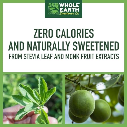 Whole Earth Sweetener Co. Stevia & Monk Fruit Sweetener, Erythritol Sweetener, Stevia Packets, Sugar Substitute, Natural Sweetener, 400 Count - Image 3