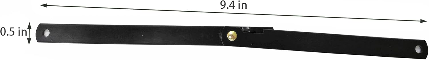 FixtureDisplays® 2PK Black Spring Hinge for Wooden A-Frame Sidewalk Sandwich Board, Stop Hinge 18231-SILVER-2PK-NEW-FedEx One Rate