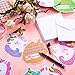 36 Pieces Unicorn Valentines Day Scratch and Sniff Cards for Kids, 6 Style Unicorn Scents Scratch and Sniff Exchange Present Cards for School Classroom Supplies Children Party Favors with 36 Envelopes