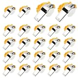 [Tragbar] Jede schiedsrichter pfeife wird mit einem ca. 42 cm langen Trageband geliefert, das für mehr Tragbarkeit und Komfort sorgt.Sie können die trillerpfeife metall um den Hals tragen oder an einer Wandhalterung befestigen.