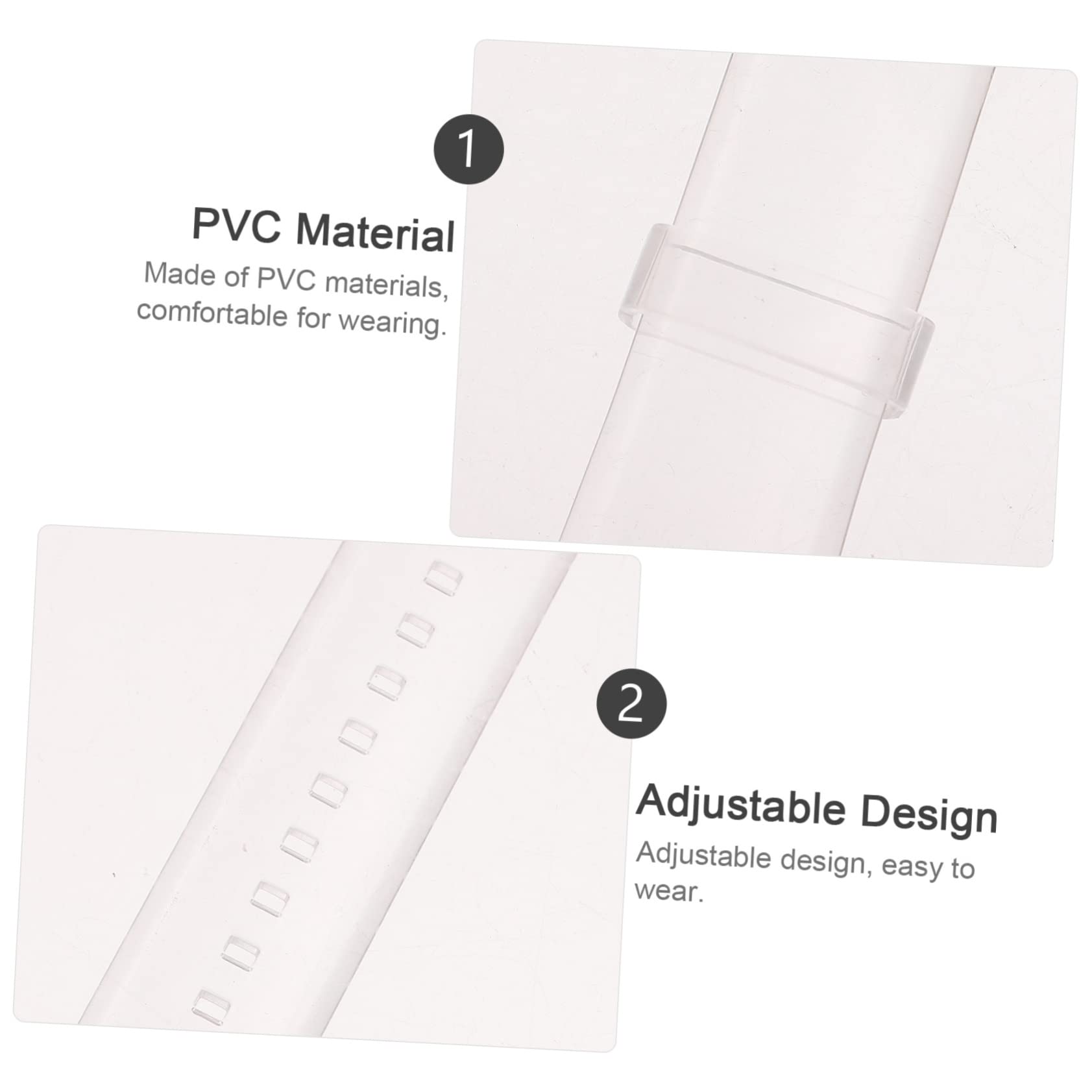 Uonlytech 5 Correas De Repuesto Para Reloj Ajuste Universal De Pvc Ajustables Cómodas De Llevar De Liberación Rápida A La Moda Para Negocios Informales Y Formales.