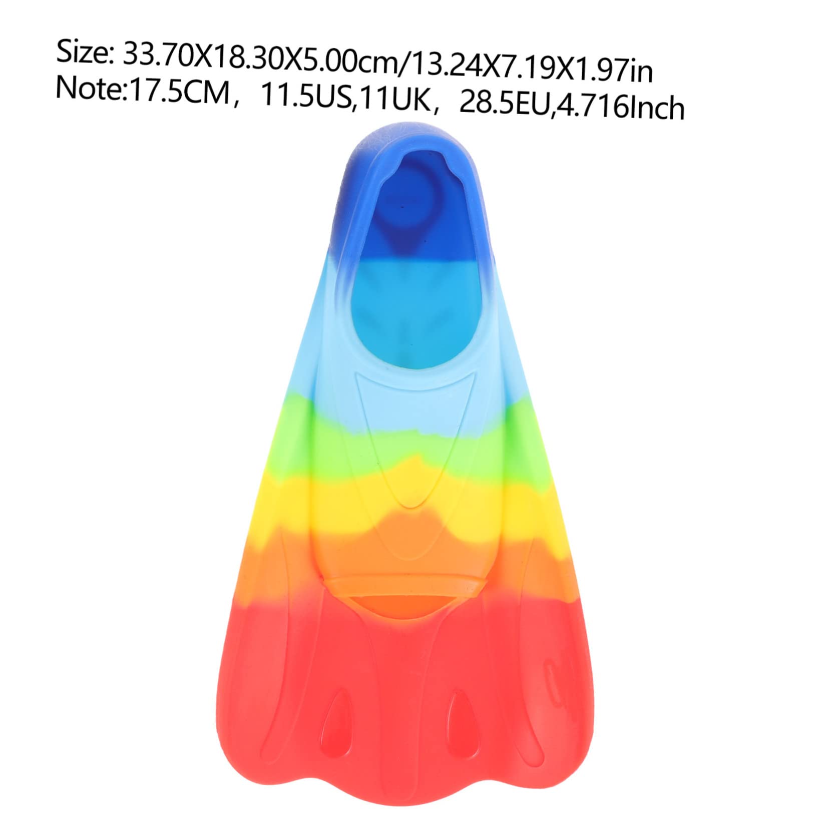 POPETPOP 1pair Boy Girl Swim Training Fins Lightweight Silicone Flippers for Swimming Snorkeling Diving Comfortable Fit for Boy Girl for Boys Girls Design