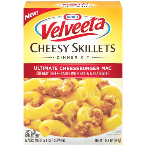 Kraft Velveeta Cheesy Skillets Ultimate Cheeseburger Mac