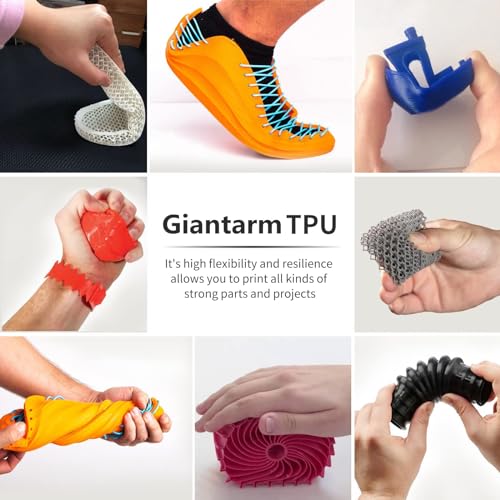 Image of GIANTARM TPU Filament 1.75 mm for 3D Printer 1 kg Green